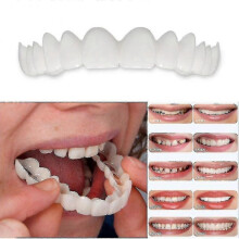 1/2 Pcs Smile Denture Fit Flex Cosmetic Teeth Comfortable Veneer Cover