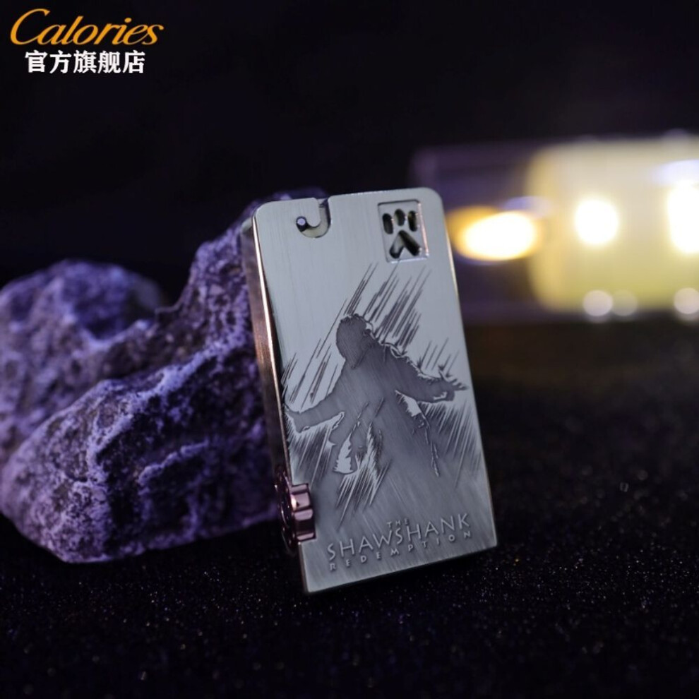 Yeuligo (Esshoschenk Redemption) Kalu Espoo Li Kerosene Lighter Extended Version Creative Mechanical One-Click Catapult Personality Windproof For Boyfriend Gi