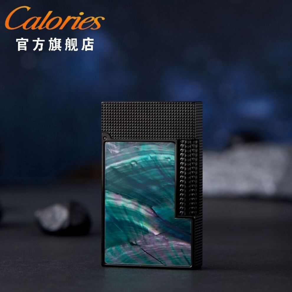 Yeuligo Black (Walking Forest Paris N) Kalu Caibei Langsheng Lighter Luxury Fashion Creative Personality Fashion Lighter Side Pulley Gift