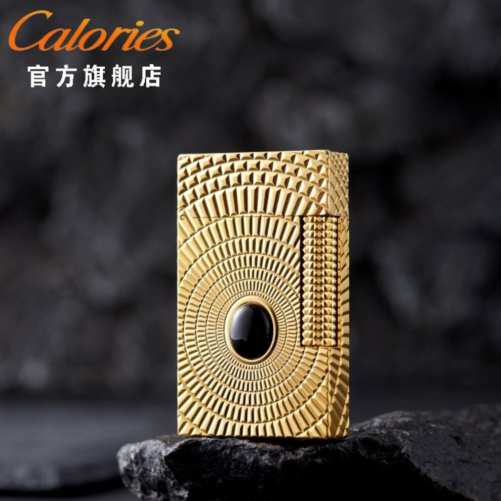 Yeuligo (Buddha Eye) Card Road Sliding Sound Refillable Grinding Wheel Steel Sound Buddha Amulet Lighter Personalized Brass Creative Gift For Your Boyfriend