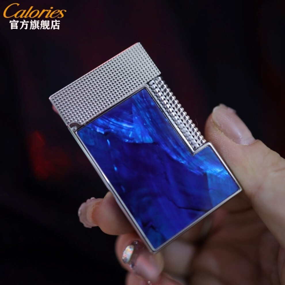 Photos - Other Hand Tools  Card Road Refillable Langsheng Lighter Four-sided Color Shell Deep Sea Blue Steel Pitch Color(Deep Sea Notes Silver Four S)