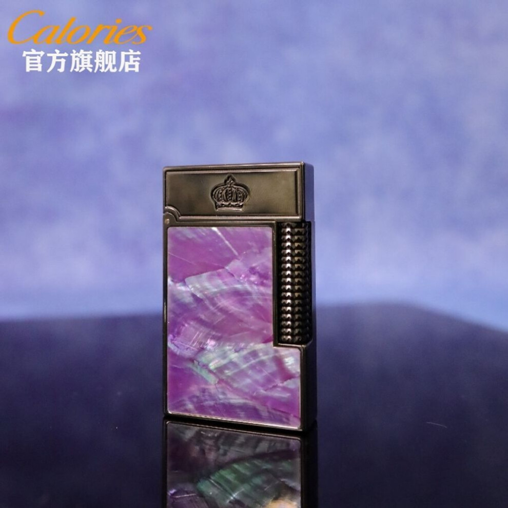 Yeuligo Purple (Creme Cassis G. B Cro) Kalu Caibei Langsheng Lighter Creative Personality Men's Lighter Side Pulley Gift High-End Good Texture Personality Tid