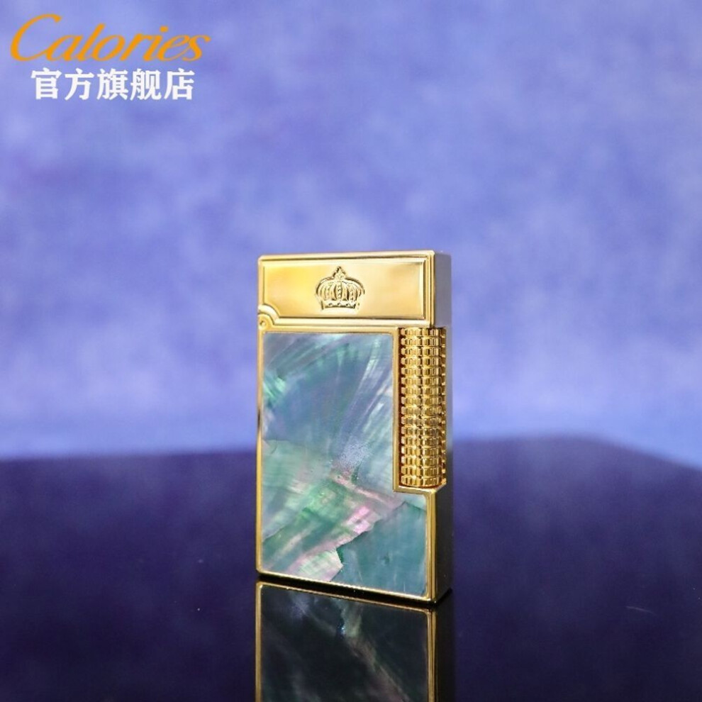 Yeuligo (Heart Of The Ocean Crown Gol) Kalu Caibei Langsheng Lighter Creative Personality Men's Lighter Side Pulley Gift High-End Good Texture Personality Tid