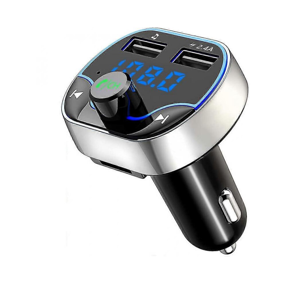 Fm Transmitter With Dual Usb Charging Ports 5004229921684