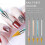 Nail Rhinestone Picker Dotting Tool , Dual-ended Diy Nail Art Tool with Acrylic Handle 5