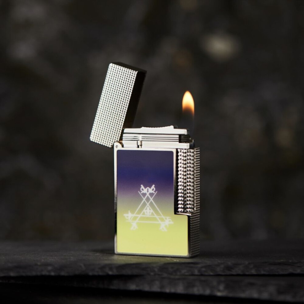 Yeuligo Dark/Light ( Night Light) Khaki Brass Sideslip Night Langsheng Gas Lighters Crisp Steel Tone Gas Lighters