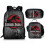Jurassic World 3 Student Backpack Three-Piece Anime Cartoon Backpack 17 1