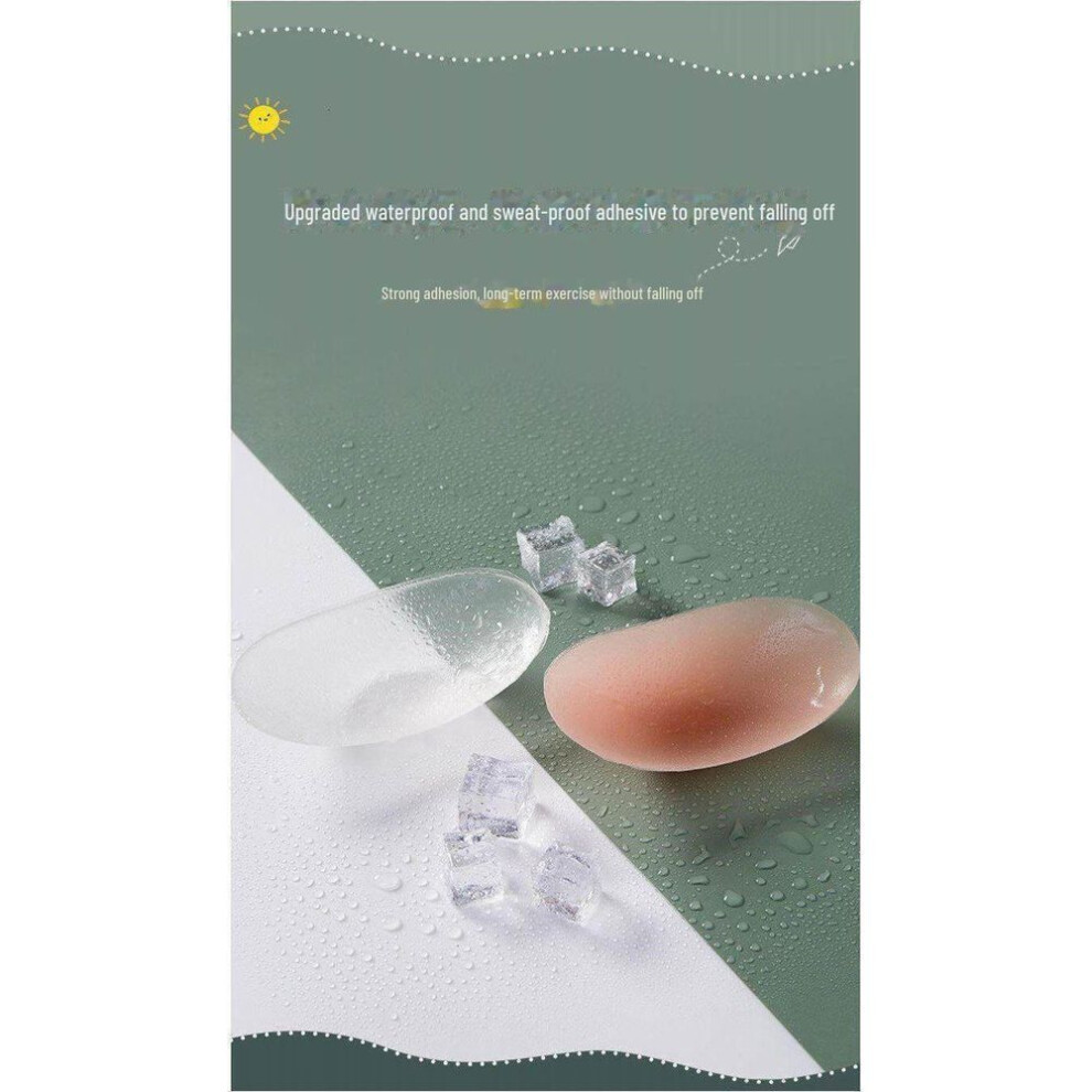 (transparent, One Size) Silicone Non-Slip Shoulder Pads - Invisible Self-Adhesive Narrow Shoulder Enhancers for Men and Women
