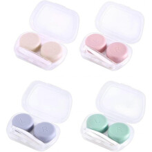 4 Pack Contact Lens Cases, Contact Lens Container Box Portable Travel Contact Lens Case Contact Lens Holder
