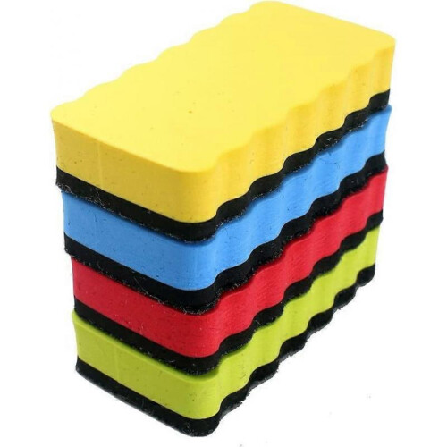 4 Pack Magnetic White Board Eraser for Home, School and Office 1