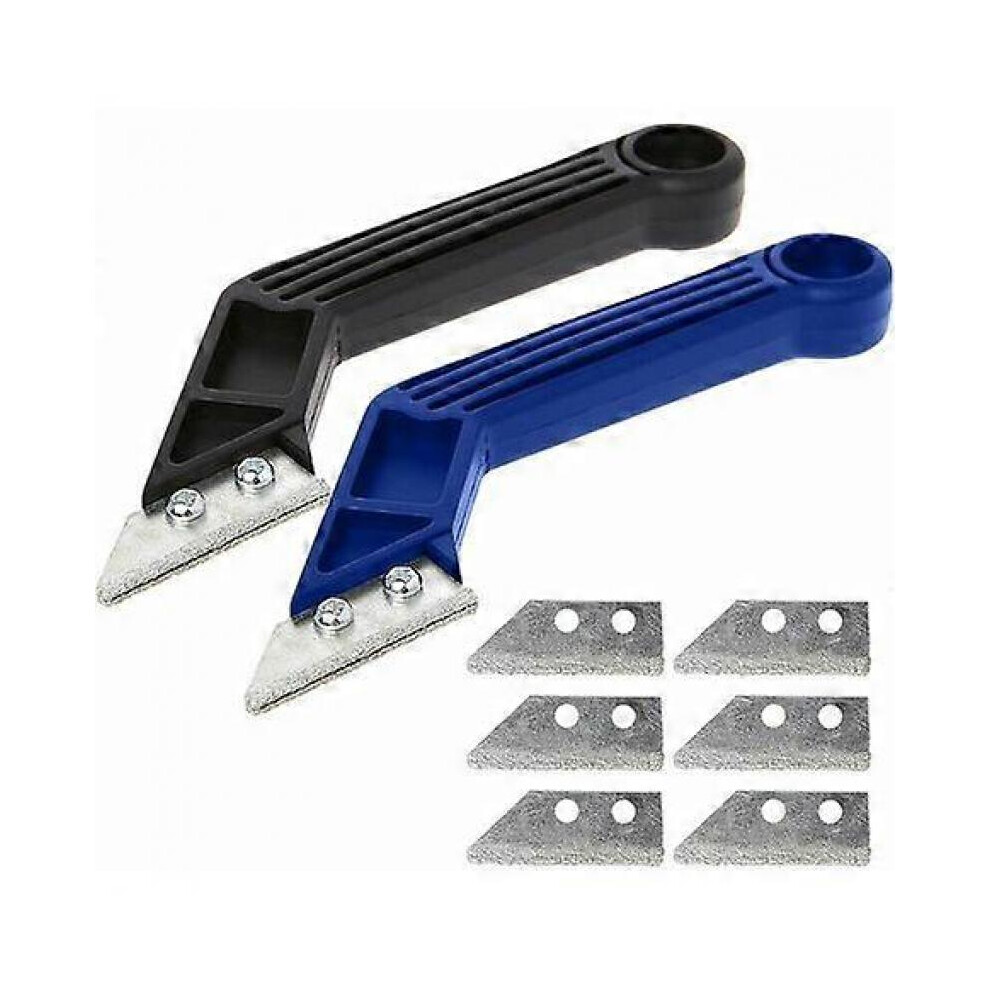 Set Of 2 Brass And Tungsten Carbide Scrapers For Tiles, Paint And Ceramics 5004229922629