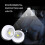 2pcs Wireless Led Closet Night Lamp Battery Powered Wardrobe Cupboard Lamp 5
