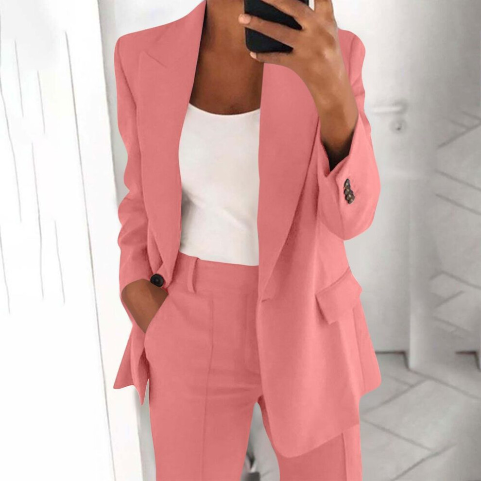 (pink, XXXL) Women  Top Long Sleeve Casual Jacket Ladies Wear Blouse Top