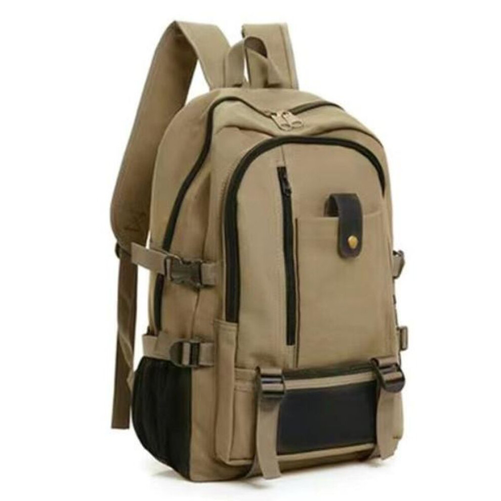 (tan, 47x17x30cm) 2025 New Men's Backpack Leisure Travel Rucksack Large Capacity Fashion Backpack Student Schoolbag