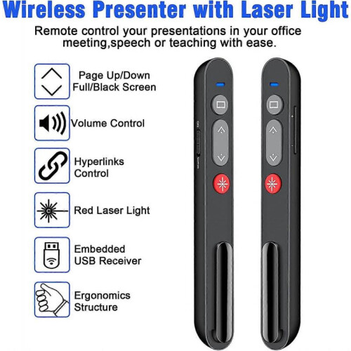 Presentation Clicker for Powerpoint, Powerpoint Clicker Wireless Presenter Clicker 1