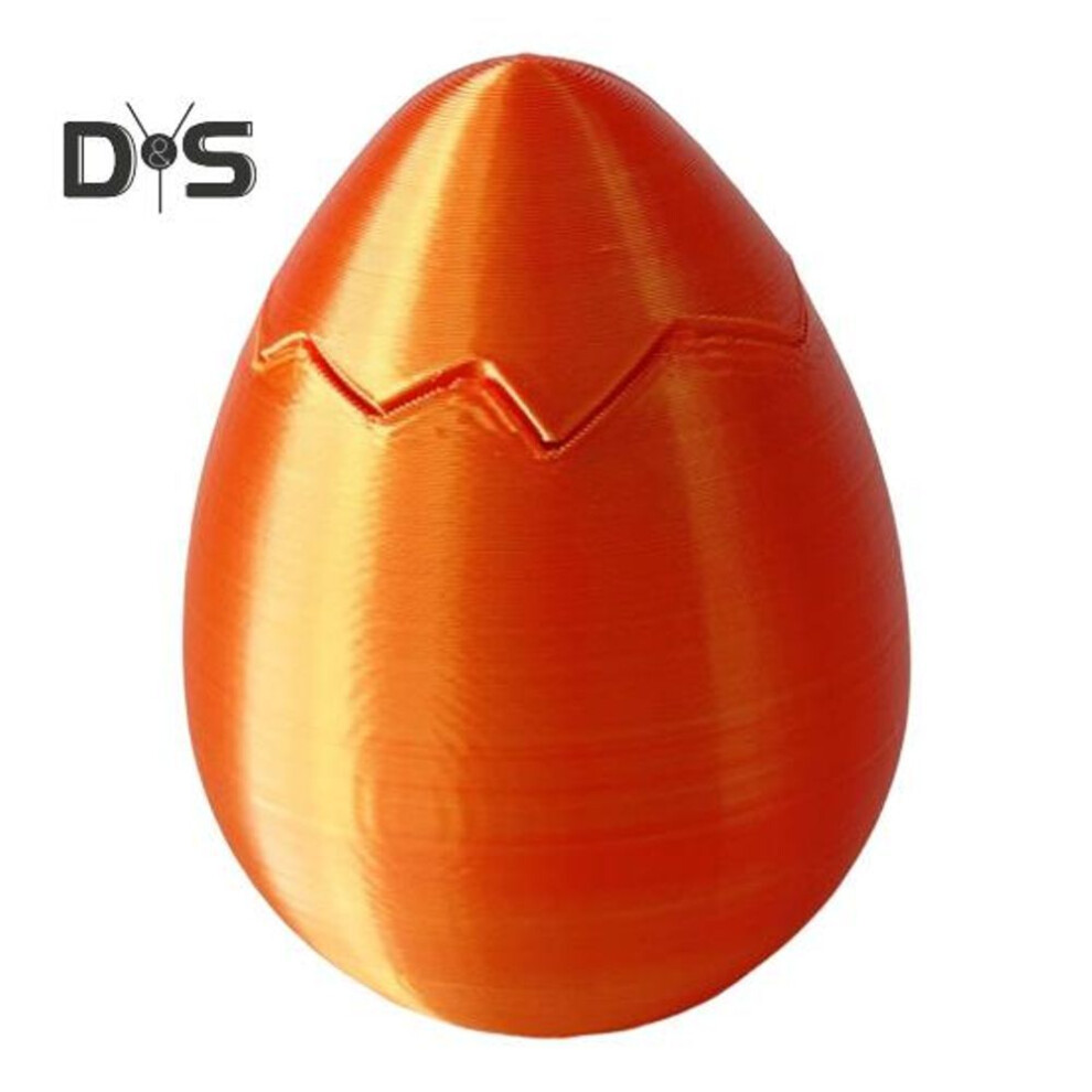 (orange) Kids Easter Egg Toy Colorful Egg Capsules Surprise Cash Jewelry Inside Easter Egg Hunt Toy Easter Party Decoration