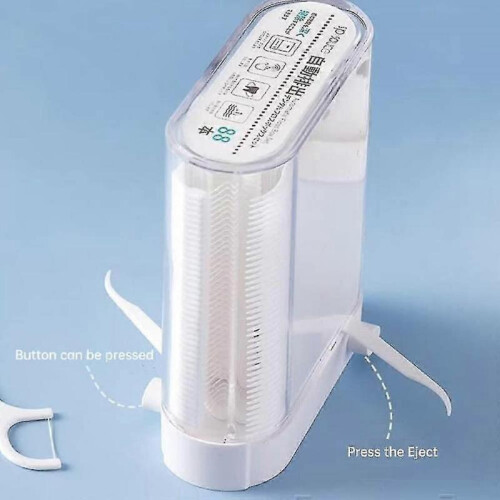Automatic Floss Picks Holder, Pop-up Dental Floss Picks Storage Box 1