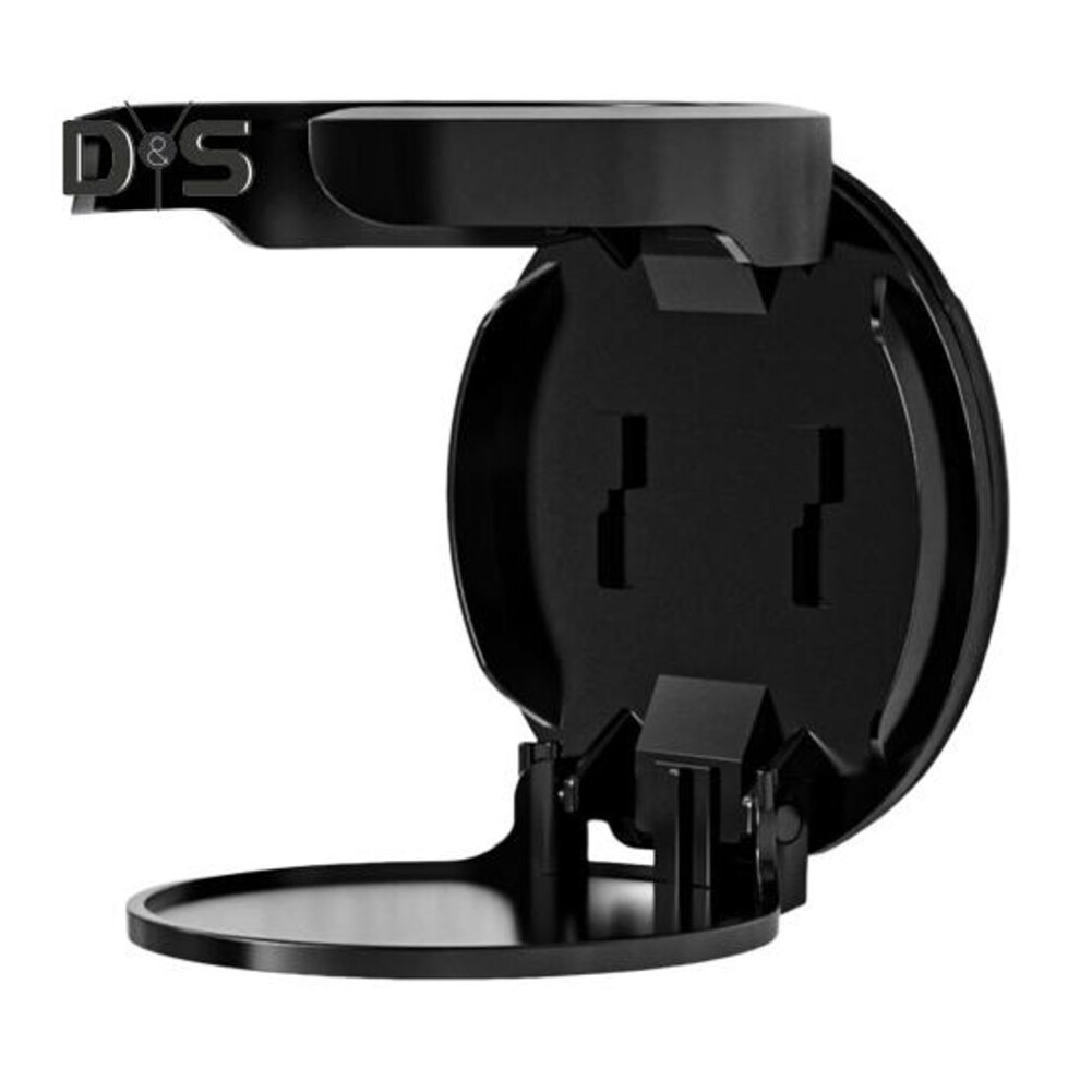 (black, Round) Folding Cup Holder Heavy Duty No Drilling Anti-Spill Drink Beverage Can Water Bottle Coffee Mug Hanger Rack Home Office Desk Accessories