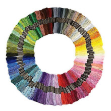 100 colors doll embroidery yarn/mill yarn - mixed colors
