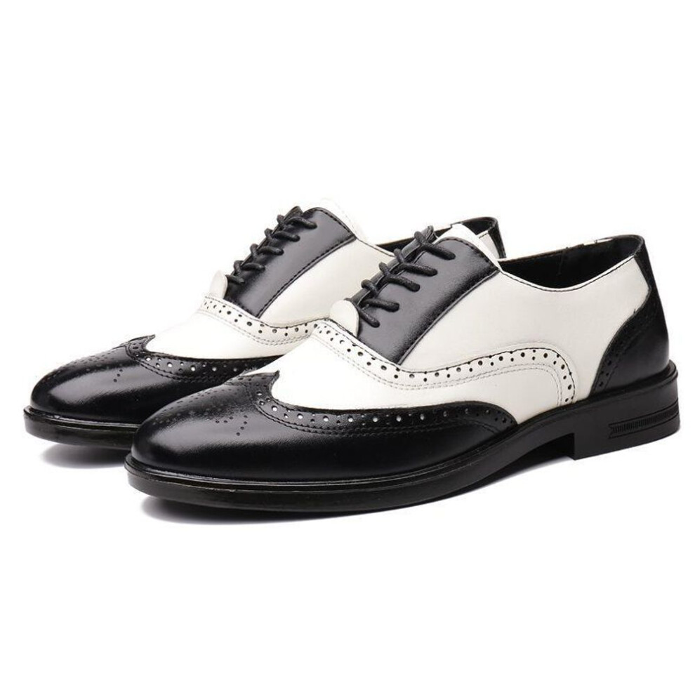 (black, 39) Men's Spring/autumn Business Casual Brogues - Trendy, All-match, Youthful, Large Sizes Available