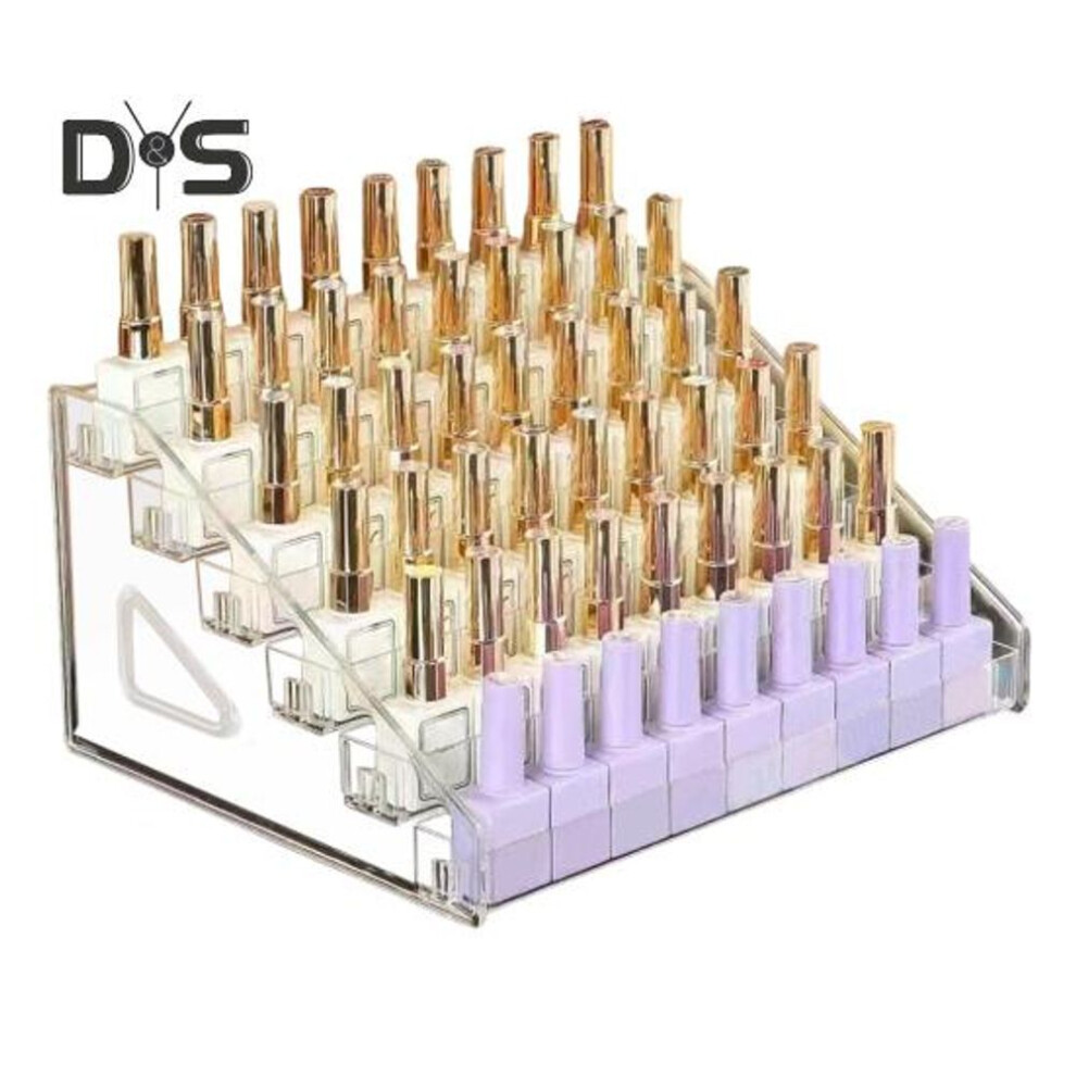 (as the picture, 6 Layers) Nail Polish Organizer Acrylic Display Rack Transparent Design Multipurpose Sunglasses Organizer Essential Oils Holder