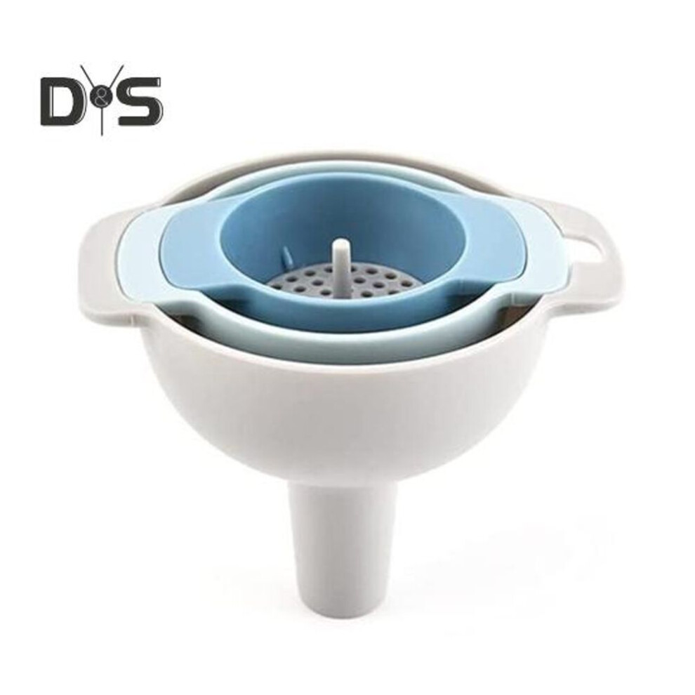 Kitchen Funnels for Filling Bottles Kitchen Funnels with Detachable Strainer Filter BPA-Free Food Grade Oil Funnel for Bottles Spices Powders