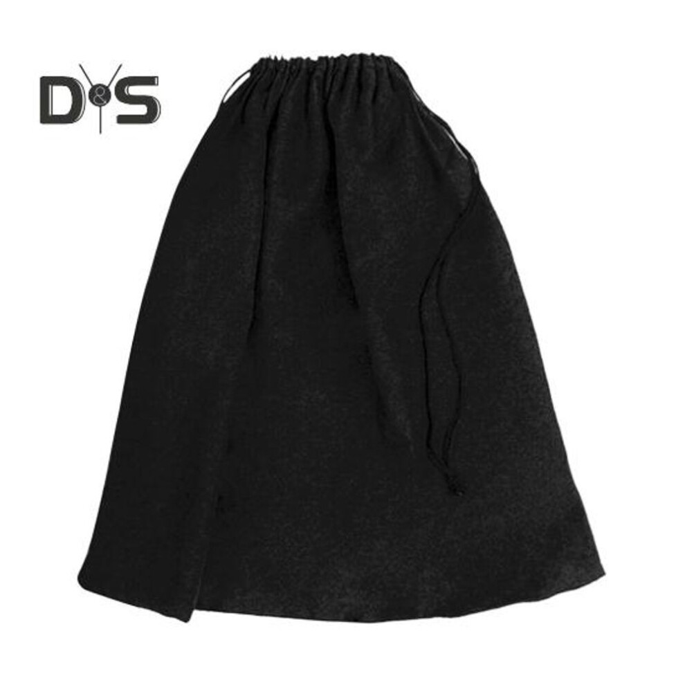 (black, L) Storage Bag with Drawstring Closure Large Capacity Dustproof Multipurpose Candy Pouch Reusable Sundries Organizer