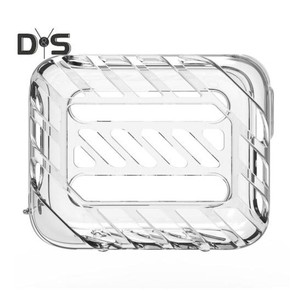 (transparent) TPU Protective Case for JBL Go 4 Portable BT Speaker Anti-Drop Anti-Slip Crystal Clear Sleeve Cover with Impact Protection