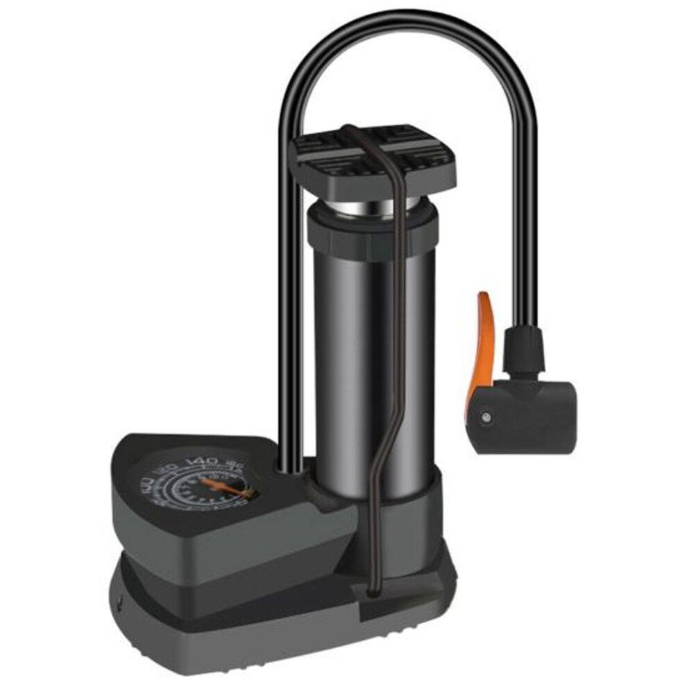 (black) Wide Compatibility Bicycle Foot Pump High Pressure Convenient Mini Pump Bike Wheel Air Inflator