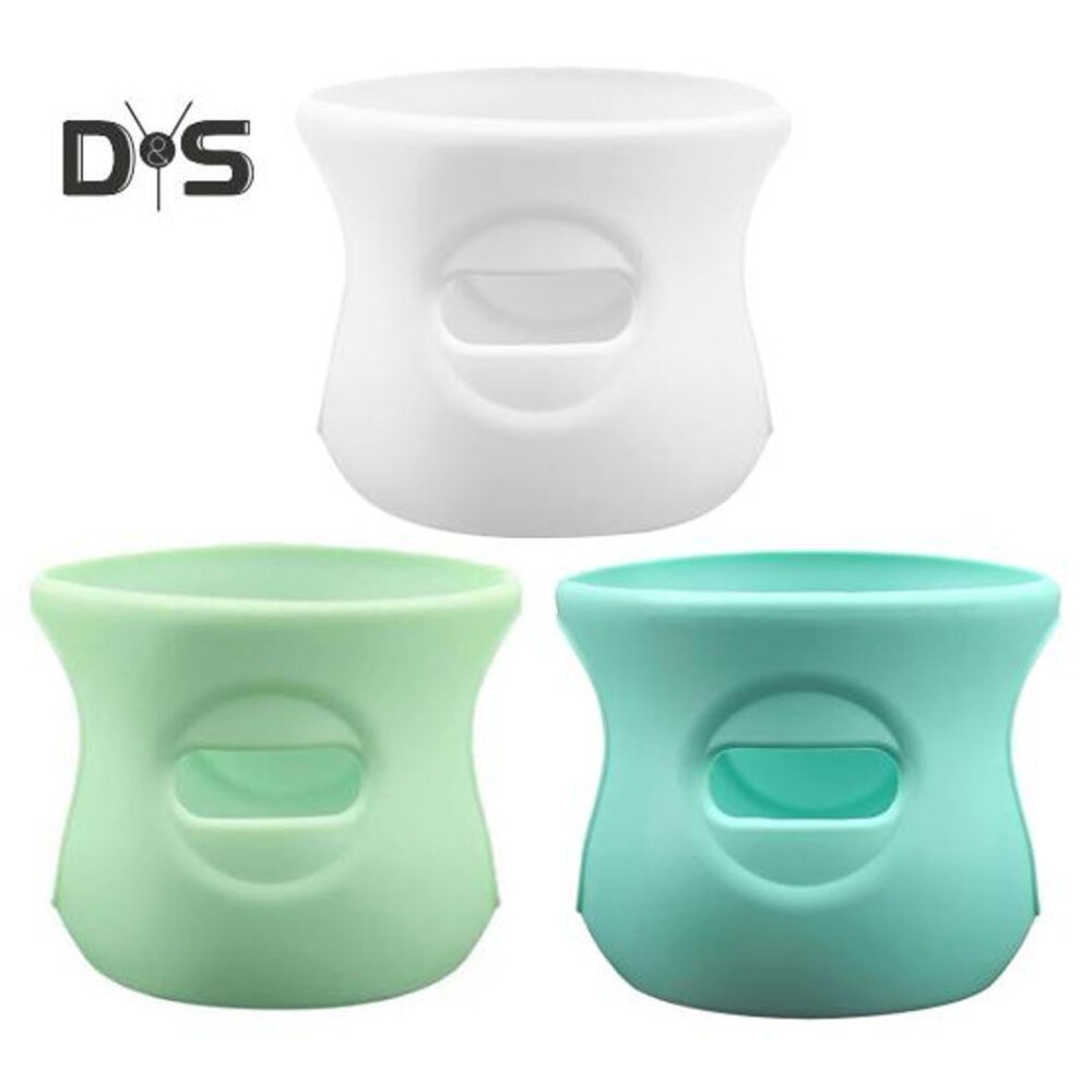 (as the picture, S A) 3pcs Silicone Sleeve For Glass Baby Bottle Anti-breakage Anti-scald Baby Bottle Holder Milk Bottle Sleeve For 4oz/8oz Baby Bottle