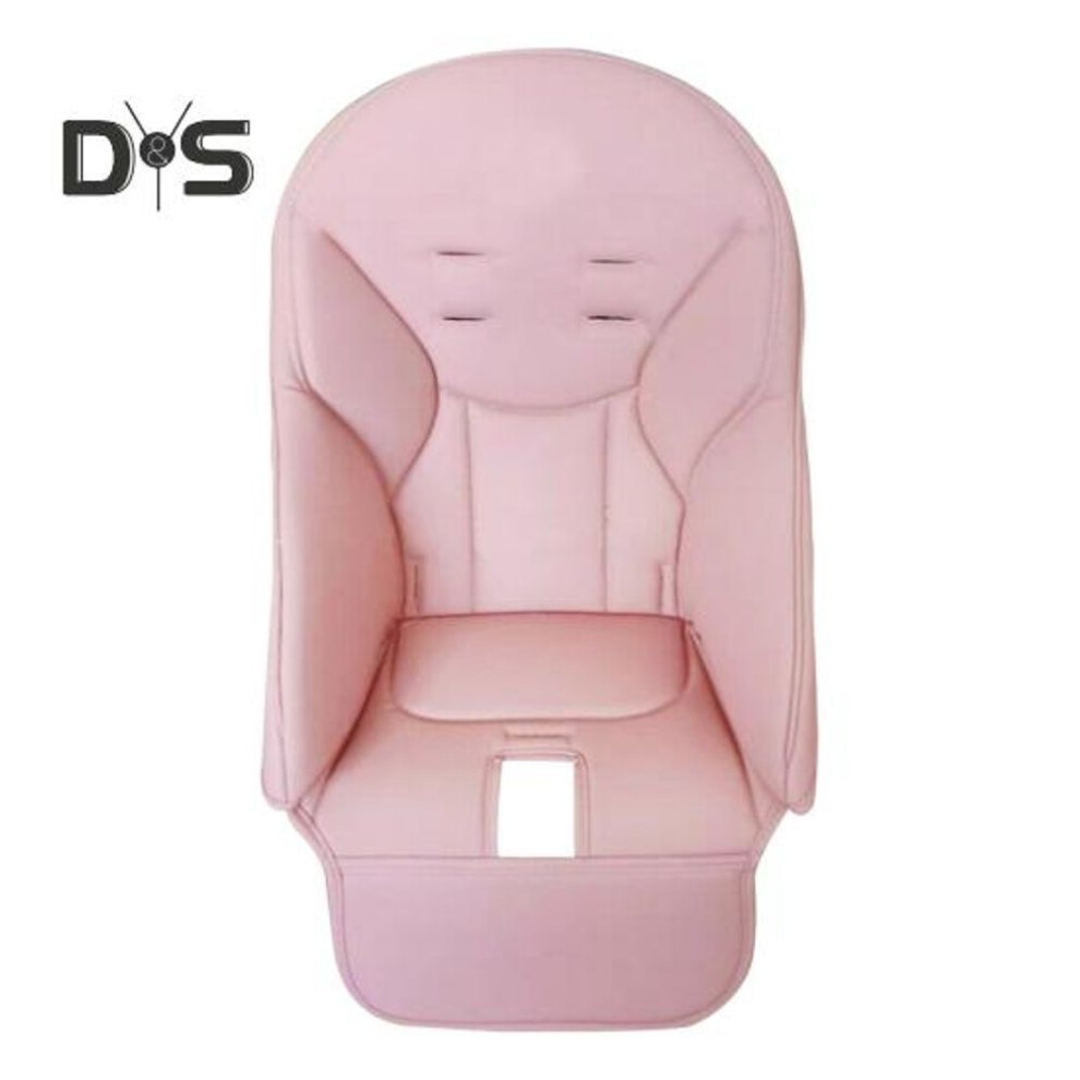 (pink) Baby High Chair Cushion Replacement Faux Leather Restaurant Dining Chair Cover Pad Non-Slip Highchair Seat Cover for Toddler Kids