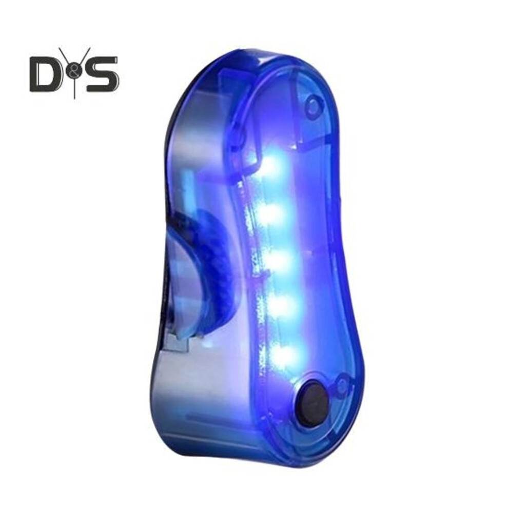 (blue) Bicycle Tail Light Waterproof Lightweight USB Rechargeable LED Rear Lamp Universal MTB Road Mountain Bike Night Riding Safety Warning Lamp