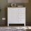 Vida Designs (White & Oak) Arlington 3 Drawer 1 Door Sideboard Cabinet 6