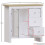 Vida Designs (White & Oak) Arlington 3 Drawer 1 Door Sideboard Cabinet 7