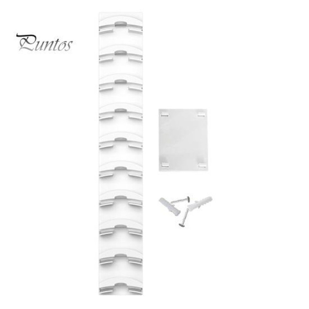 (white) Wall Mounted Hat Holder Baseball Caps Organizer Space-saving Large Capacity Simple Installation Hat Storage Display Holder