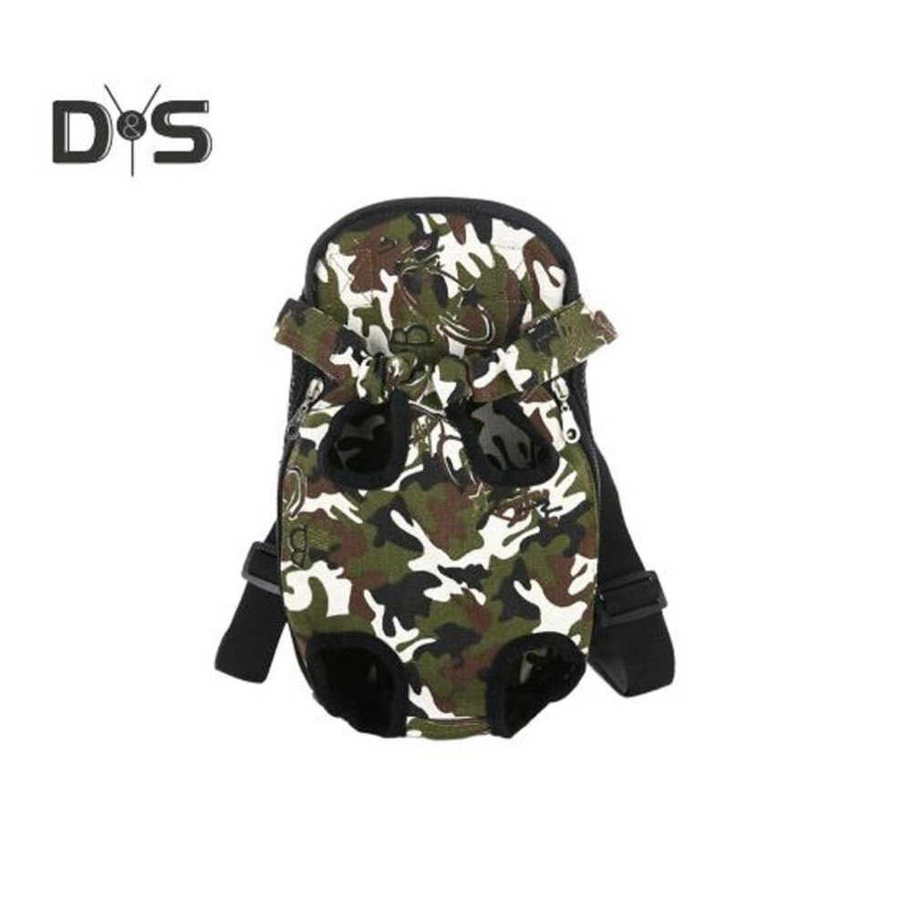 (XL, camouflage) Cat Carrier Backpack Pet Front And Back Carrier for Hiking Riding Outdoor Activities Portable Pet Travel Backpack for Small Dogs Cats