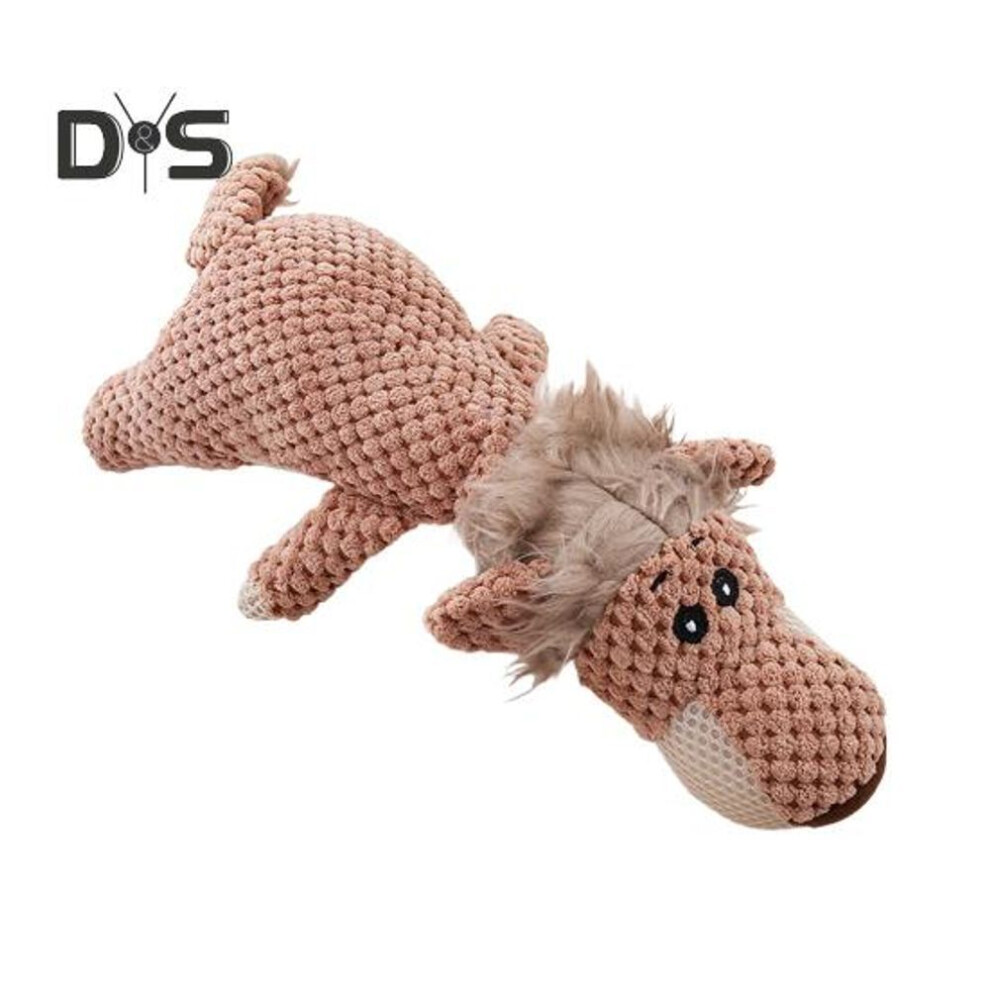 (as the picture, Lion) Dog Plush Toys For Aggressive Chewers Squeaky Dog Toys For Anxiety Relief Durable Indestructible Dog Chew Toys For Playtime And Comfort