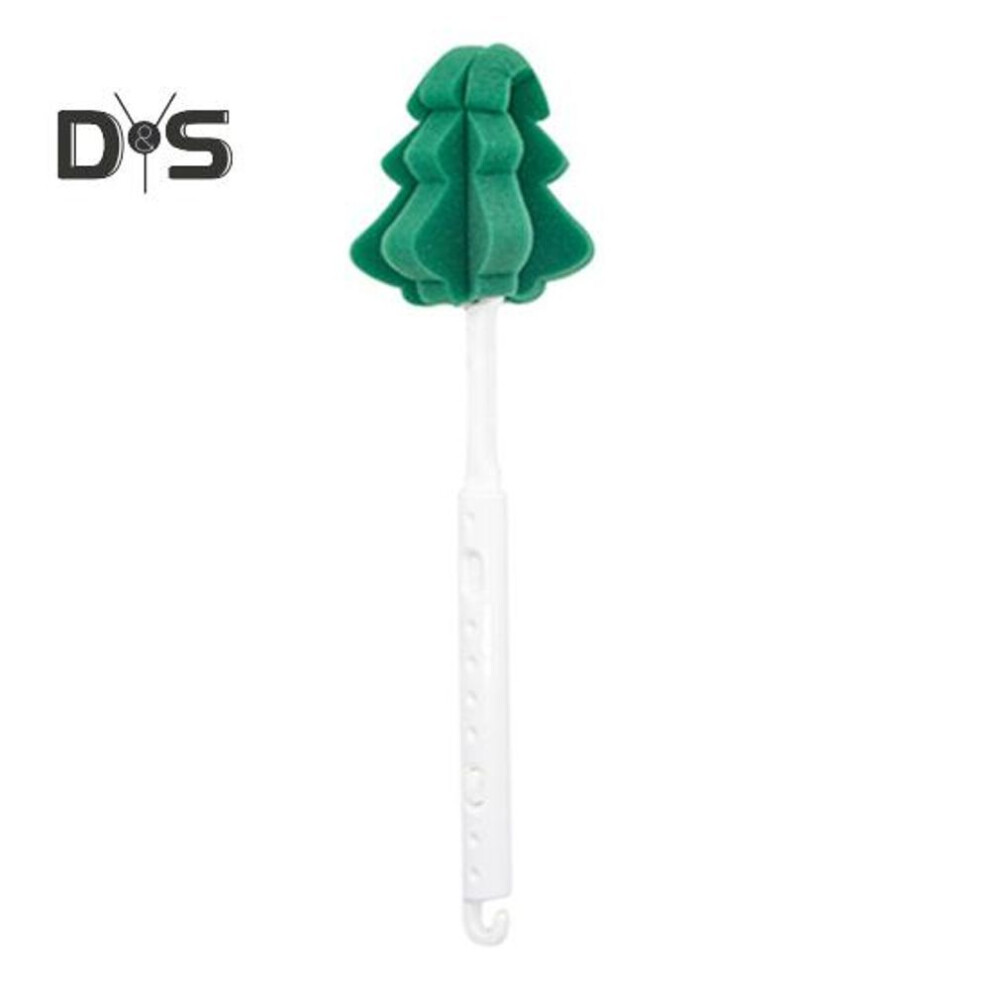 (as the picture, E) 1/2/4Pcs Dishwashing Sponge Set Reusable Cleaning Sponges Superior Absorption Christmas Theme Kitchen Scrubbers