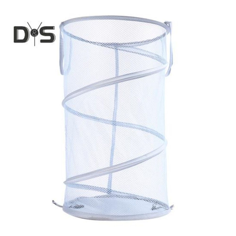 (light grey) Dirty Clothes Basket With Handle Large Capacity Easy Access Breathable Versatile Laundry Hamper Dirty Clothes Organizer