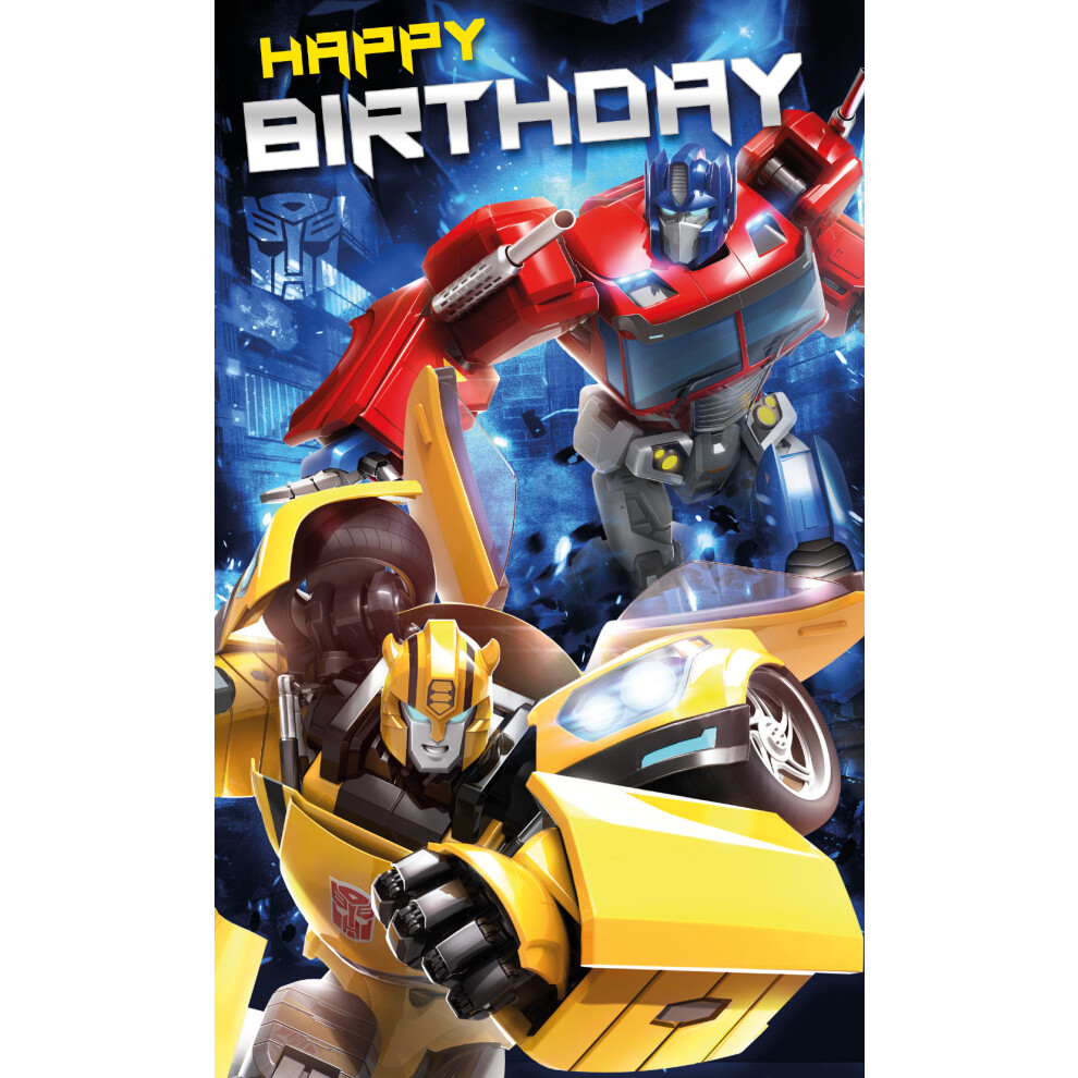 Transformers Birthday Card