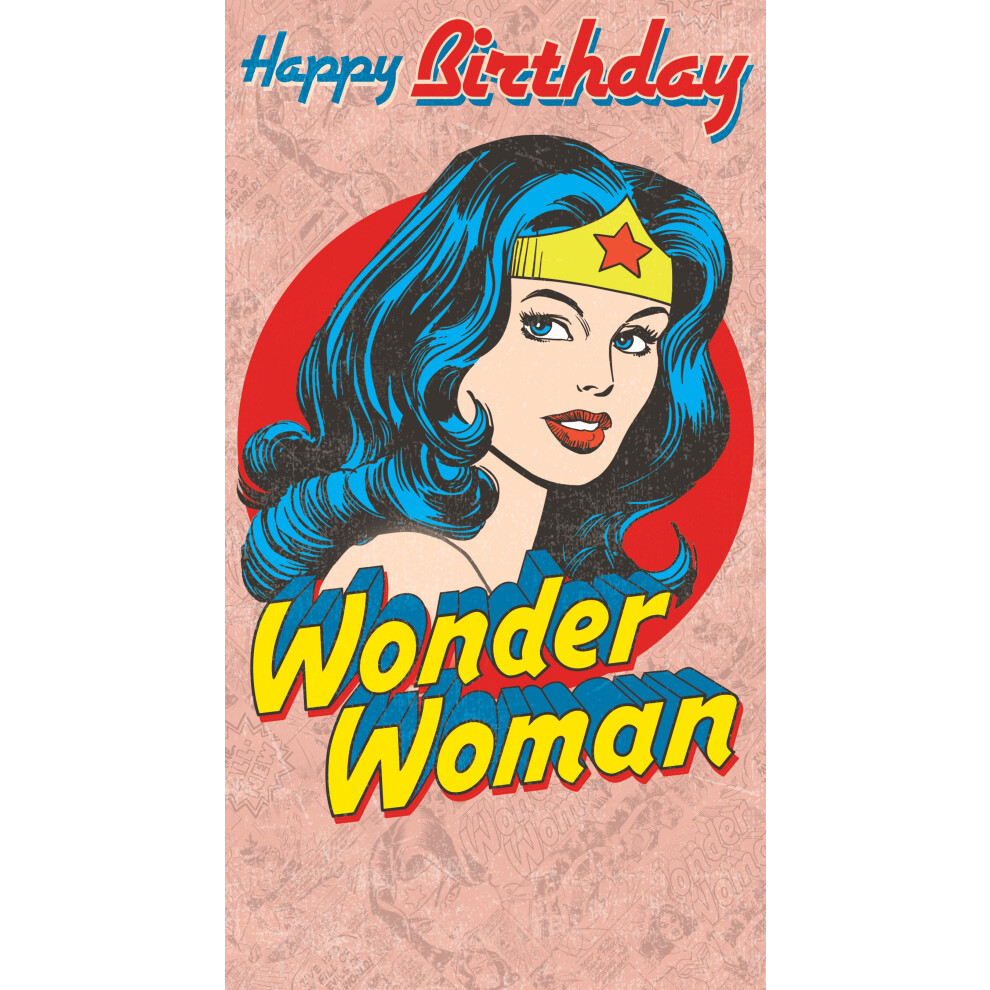 Star Wars Warner Bros Wonder Woman Birthday Card