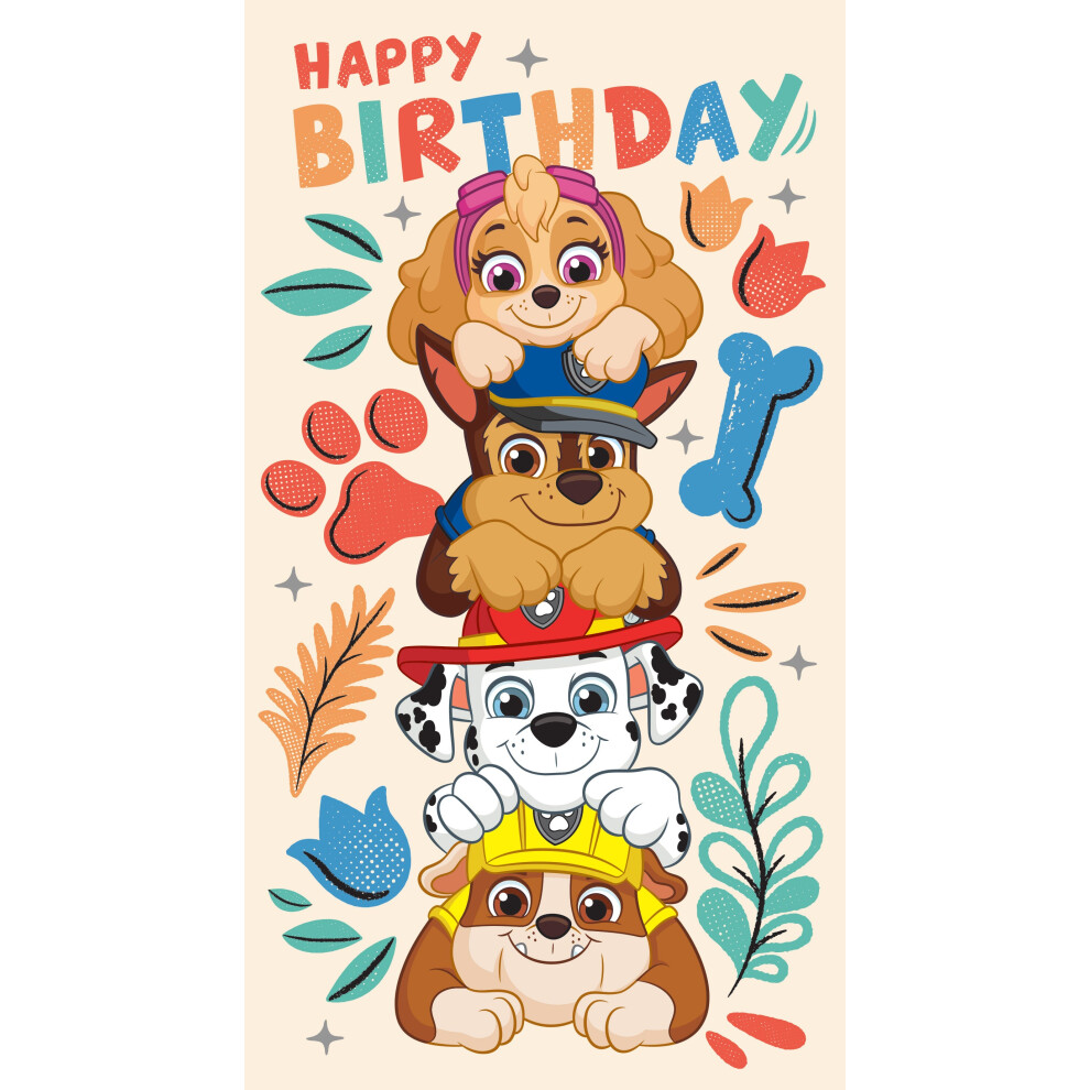 Paw Patrol Birthday Card
