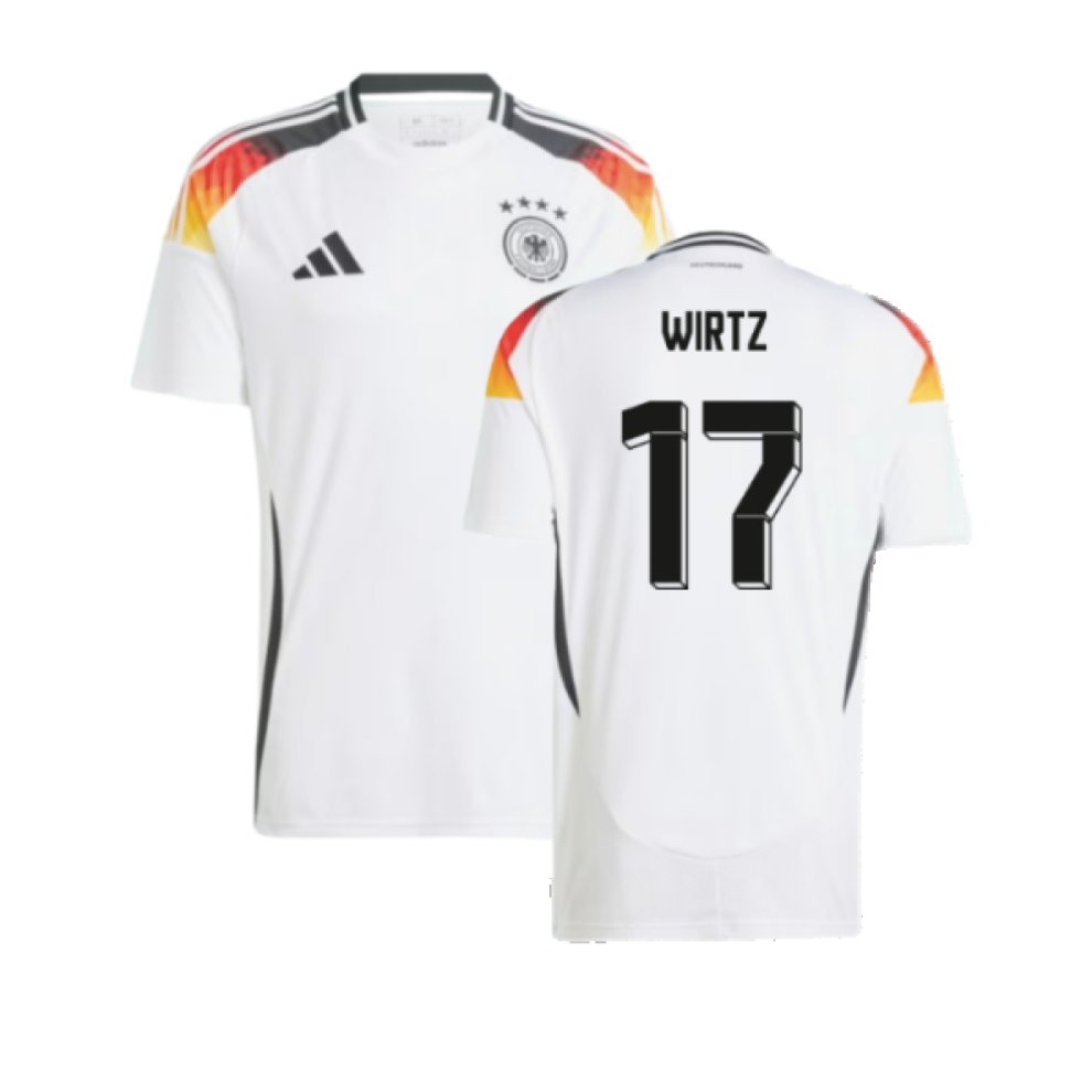 Adidas (M) 2024-2025 Germany Home Shirt (Wirtz 17)