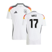(XL) 2024-2025 Germany Home Shirt (Wirtz 17)