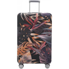 Luggage Cover Washable Suitcase Protector Anti-scratch Suitcase cover Fits 18-32 Inch Luggage (Autumn leaves, S)