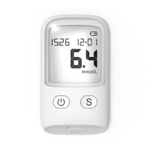 Hemoglobin Tester Hemoglobin Test Kit Glucometer Measures Blood Glucose, 50 Tests