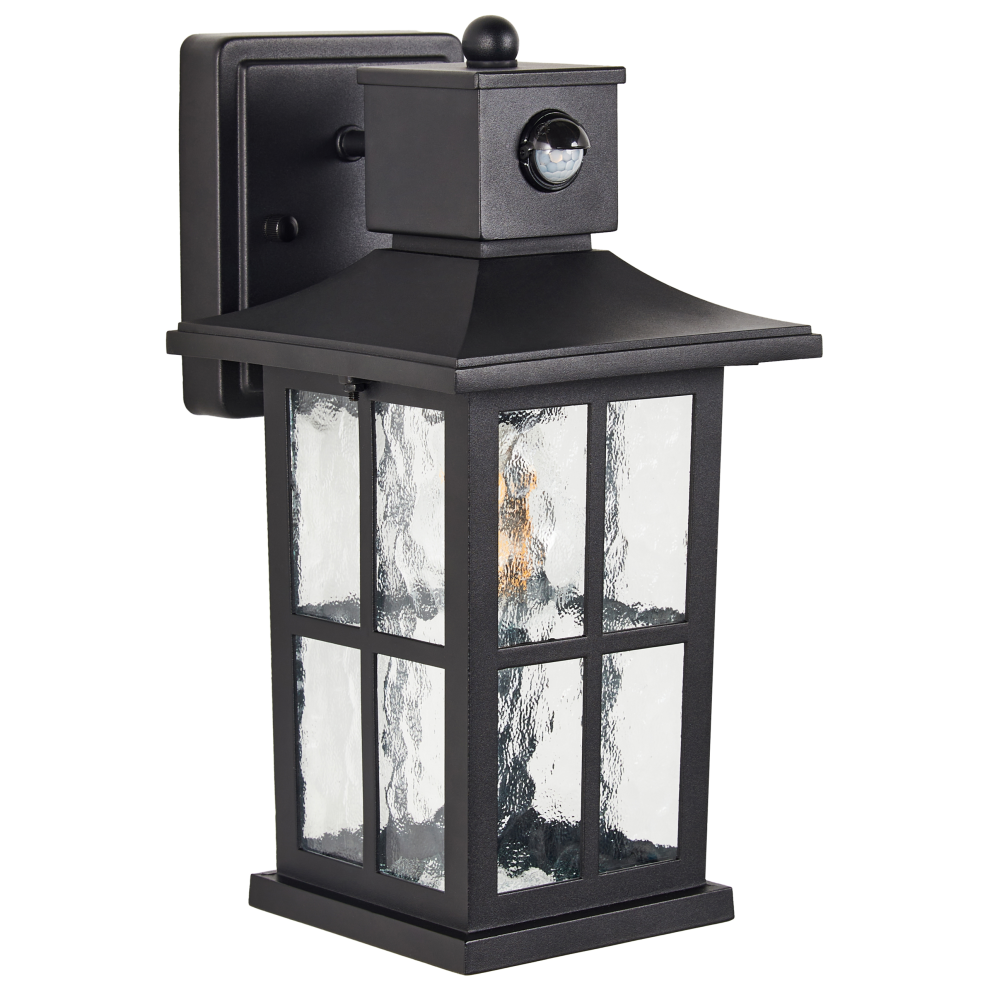 Outdoor Wall Light AZMAK with Motion Sensor Black