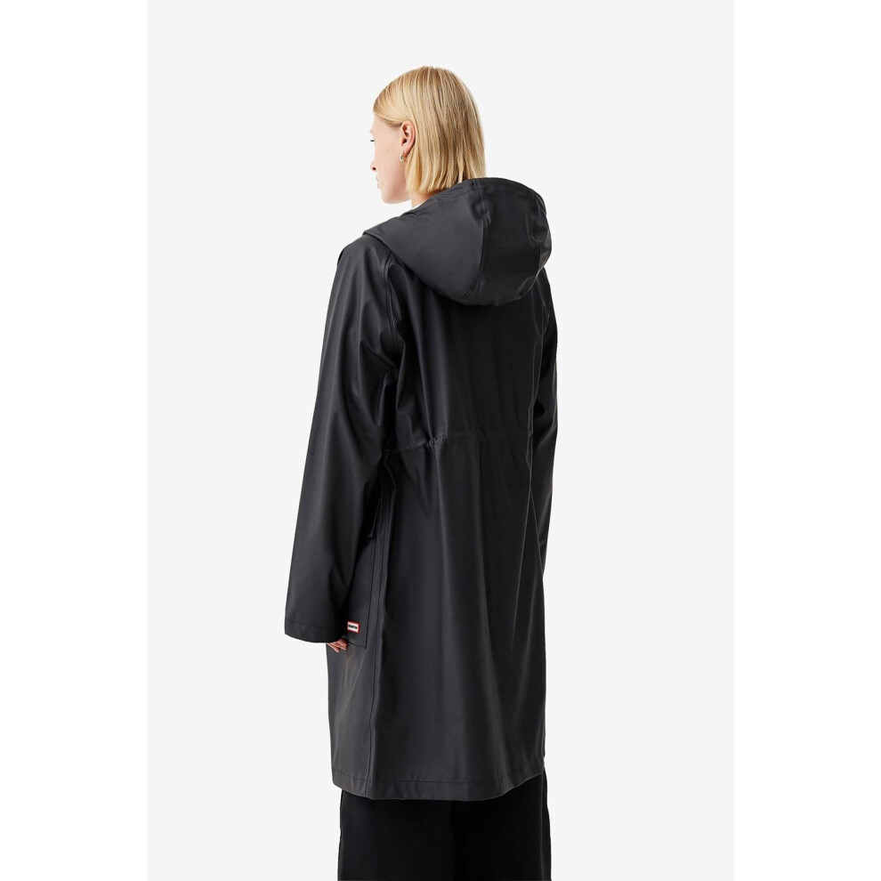 (Black, S) Hunter Janna Parka Women's Black Parka Coat