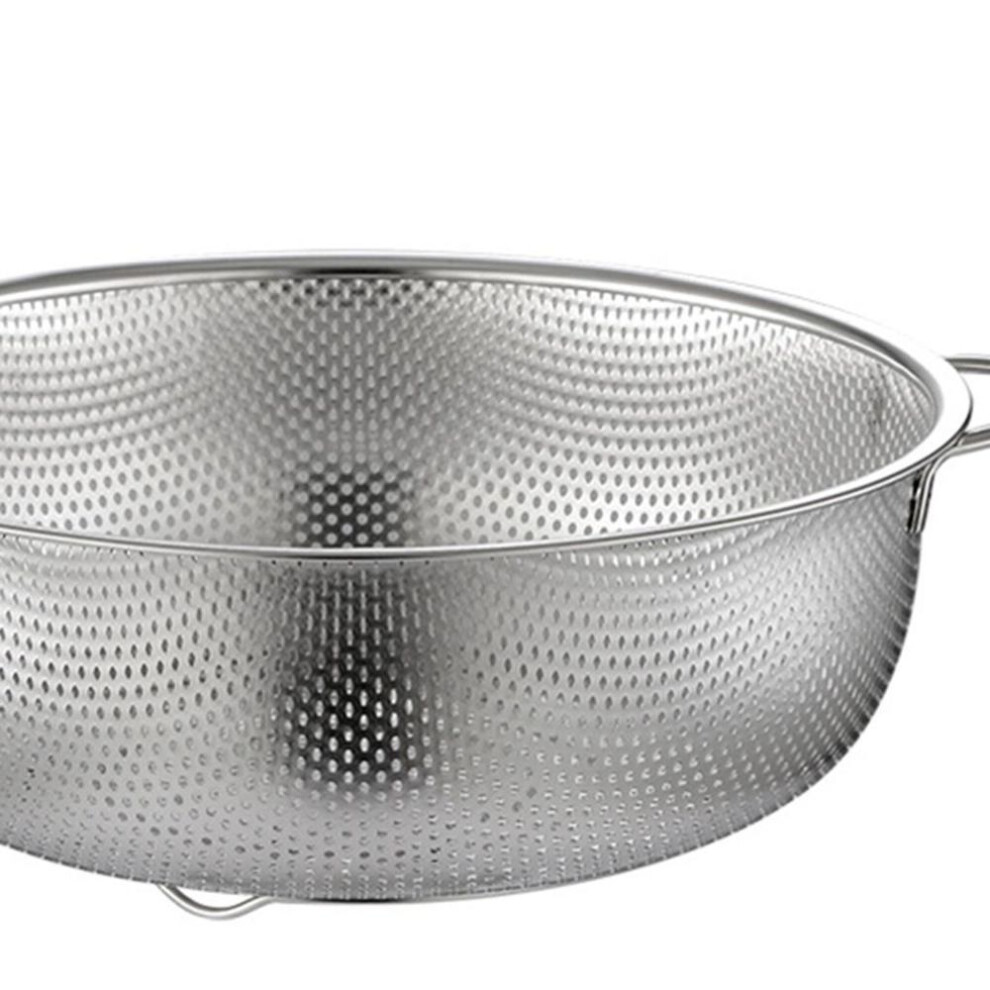 (22.5cm) Stainless Steel Fine Mesh Strainer Bowl Drainer Vegetable Sieve Colander