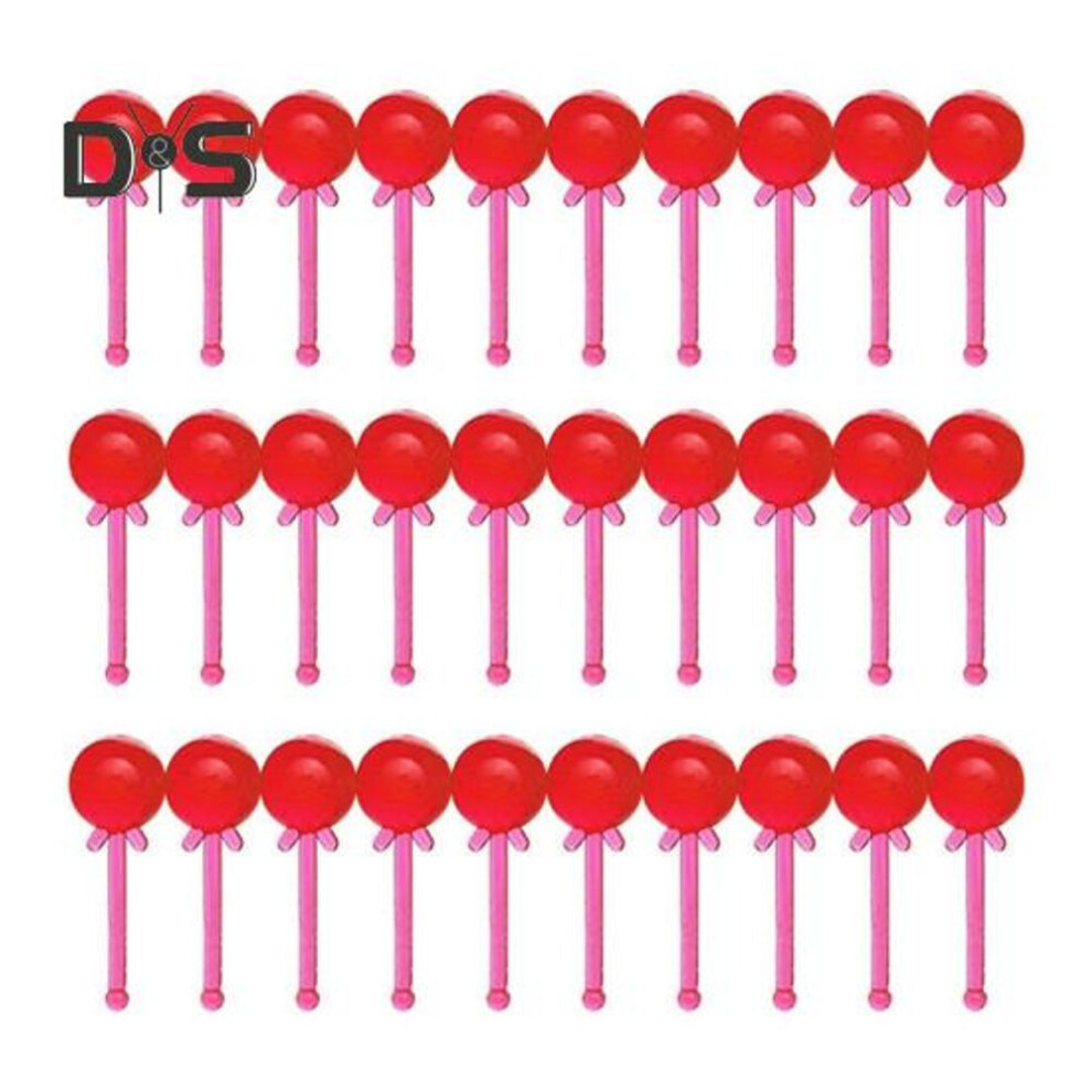 (red) 400pcs/box Fishing Float Ball Mini Soft Tpr Hook Lure Ball Bionic Tadpole Bait Freshwater Saltwater Bass Trout Fishing Accessories